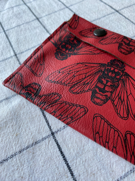 Screen Printed Leather Wallets