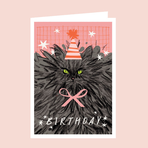 Big Birthday Cat Card