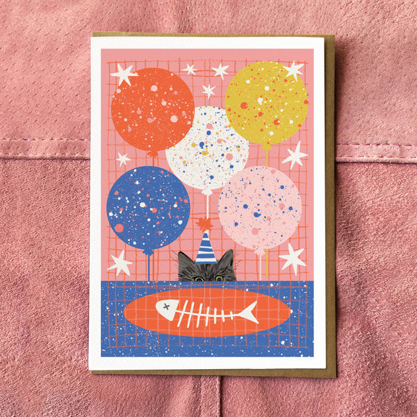 Birthday Cat Card