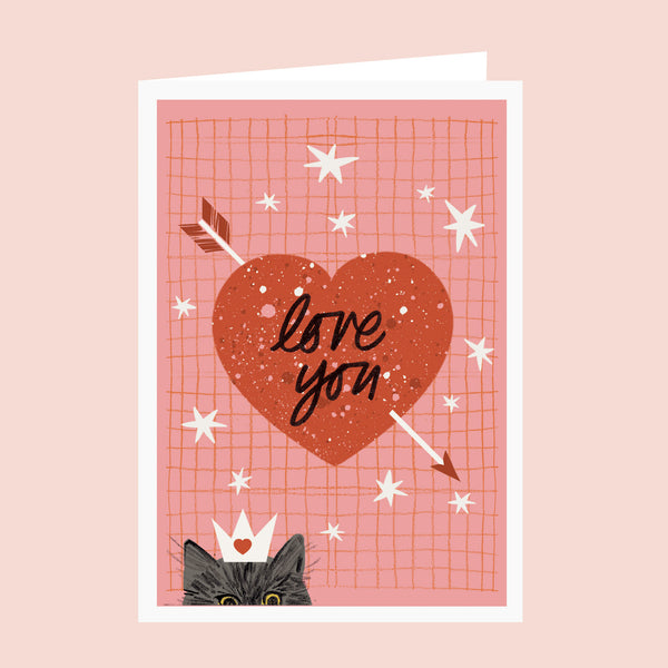 Cat Cupid Card