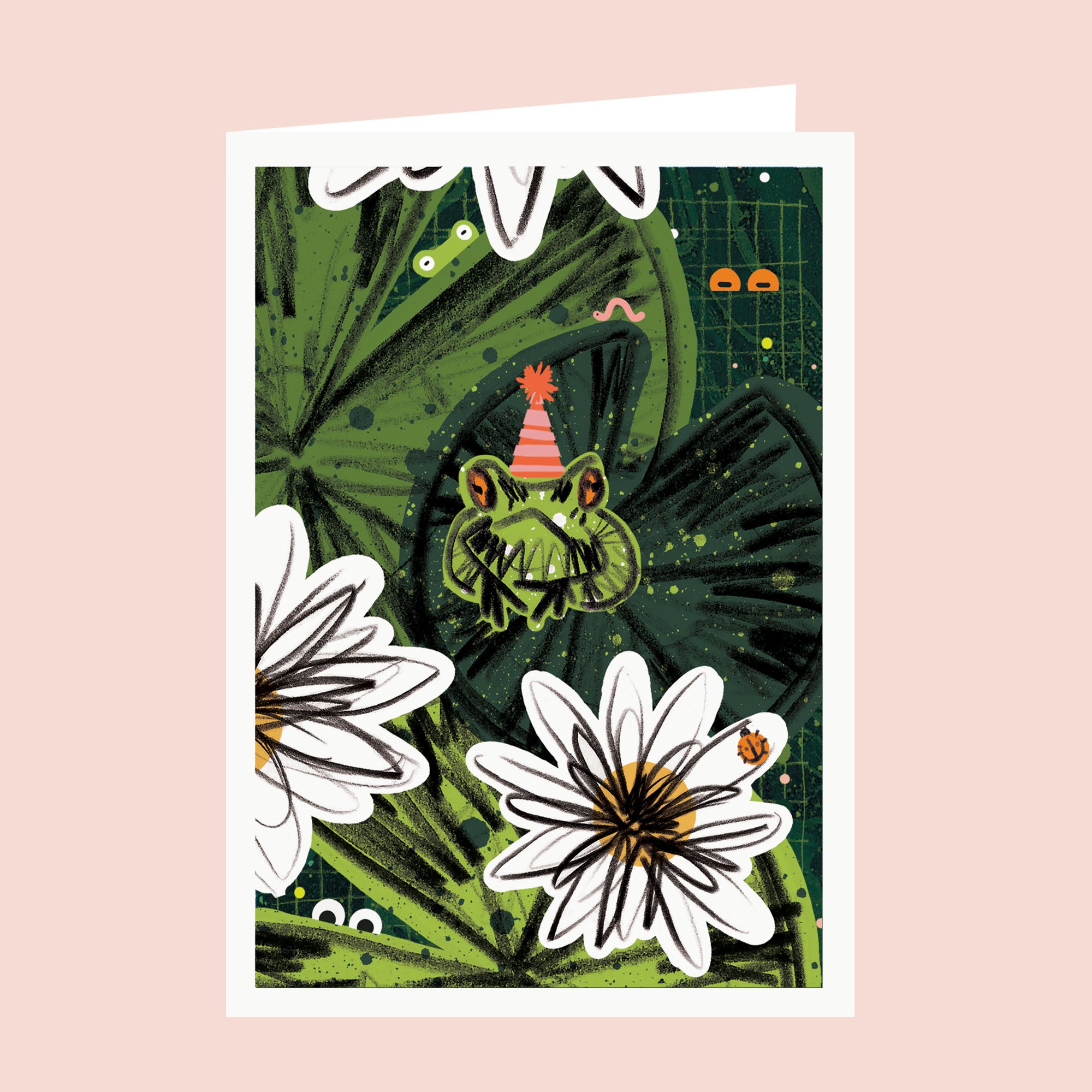 Frog Pond Birthday Card