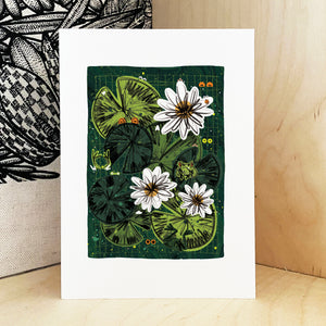 Frog Pond Print - A3