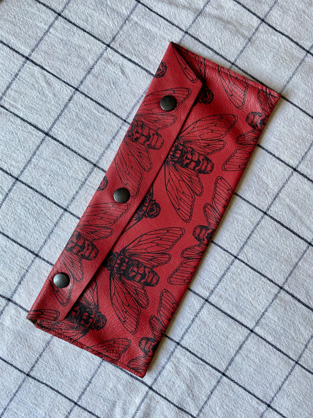 Screen Printed Leather Wallets