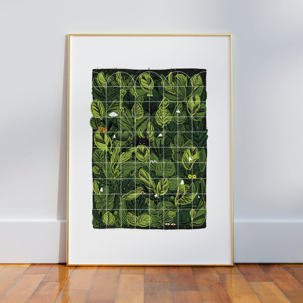 Old Greenhouse Print - A3