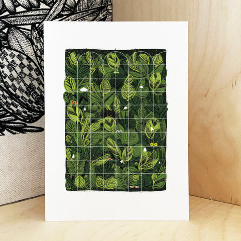 Old Greenhouse Print - A3