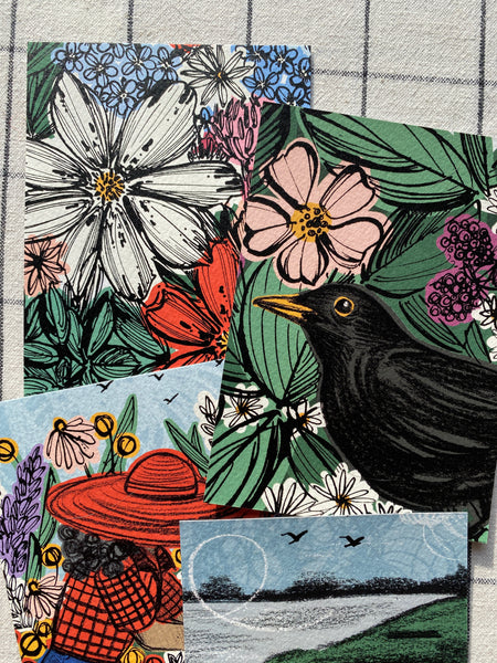 Double Sided Nature Postcards - Pair