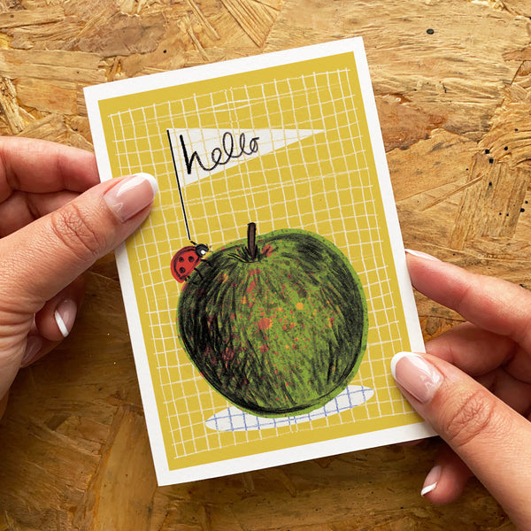 Hello Ladybird Card