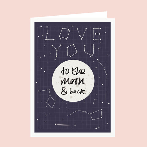 To the Moon & Back card