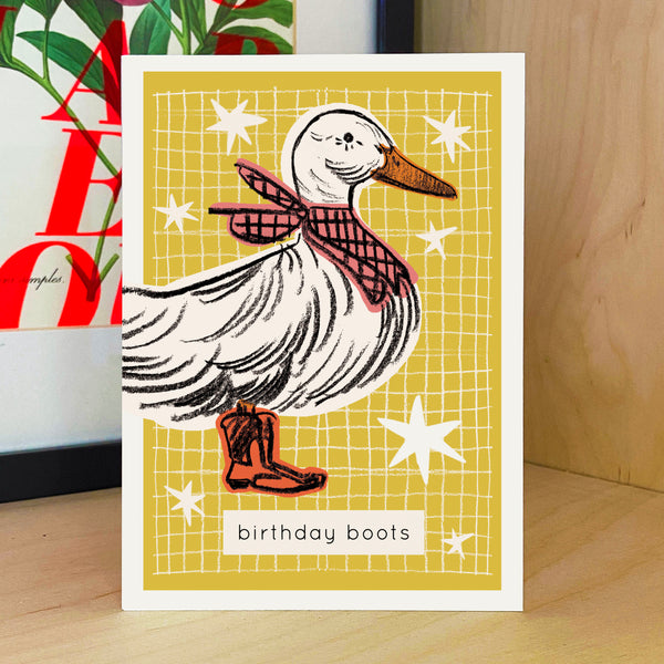 Birthday Boots Card
