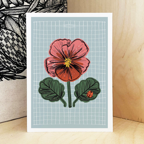 Pansy Print - A5