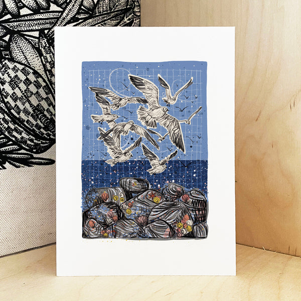 Gulls Print - A3