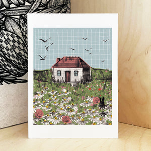 Little House Print - A5