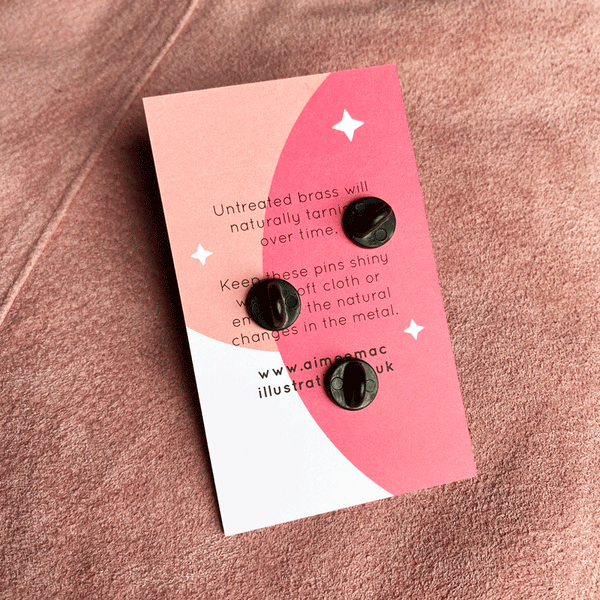 Brass Constellation Pin Set