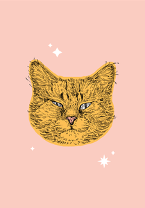 Florence Cat Mini Print