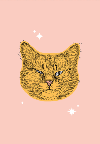 Florence Cat Mini Print