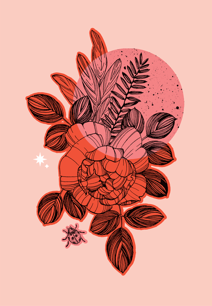 Rose & Sage Print