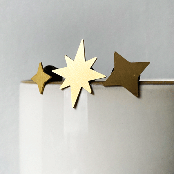 Brass Constellation Pin Set
