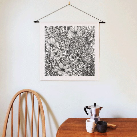 Wildflower Wall Hanging 50 x 50cm