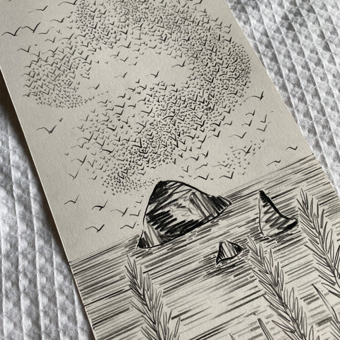 Murmuration Original Drawing