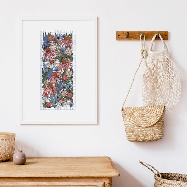 Wildflower Print - A3
