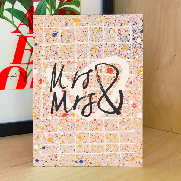 Inclusive Confetti Wedding Cards - Mr&Mrs / Mr&Mr / Mrs&Mrs
