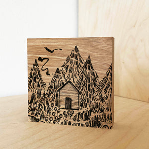 Oak Cabin Block - Scandi Lodge