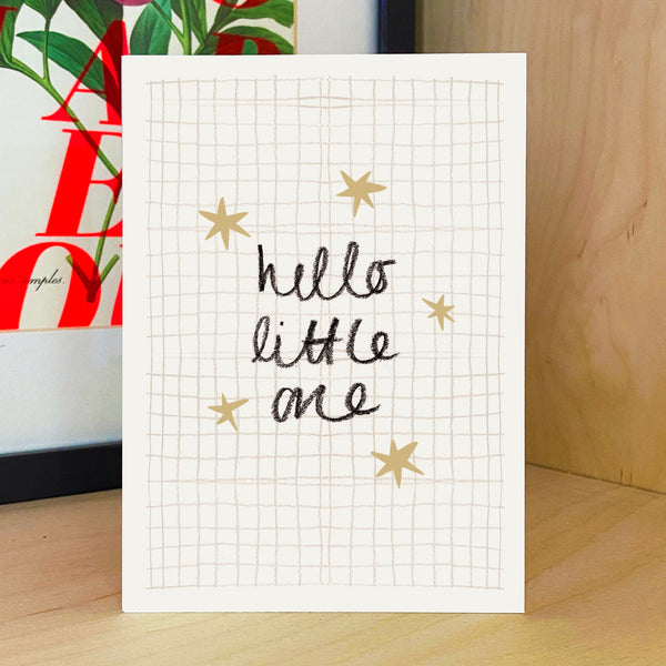 Hello Little One New Baby Card