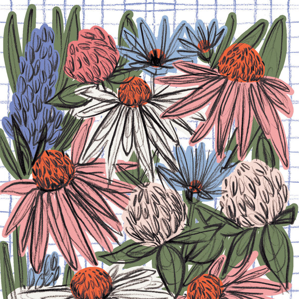 Wildflower Print - A3